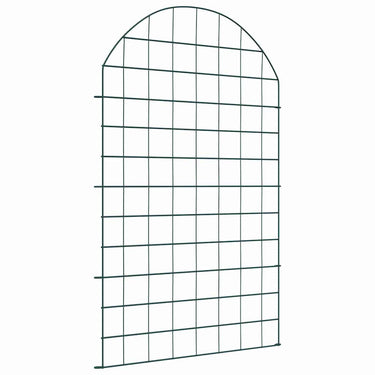 Vidaxl vijverhekken set 8 pcs groen 50 x 80 cm staal