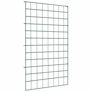 Vidaxl vijverhekken set 8 pcs groen 50 x 80 cm staal