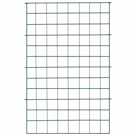 Vidaxl vijverhekken set 8 pcs groen 50 x 80 cm staal