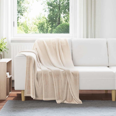 Vidaxl kleden 6 pcs beige 130 x 150 cm fleece