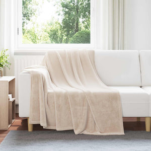 Vidaxl kleden 6 pcs beige 150 x 200 cm fleece