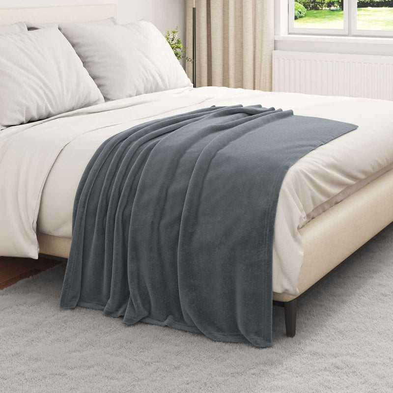Afbeelding laden in galerijviewer, Vidaxl kleden 6 pcs donkergrijs 130 x 150 cm fleece
