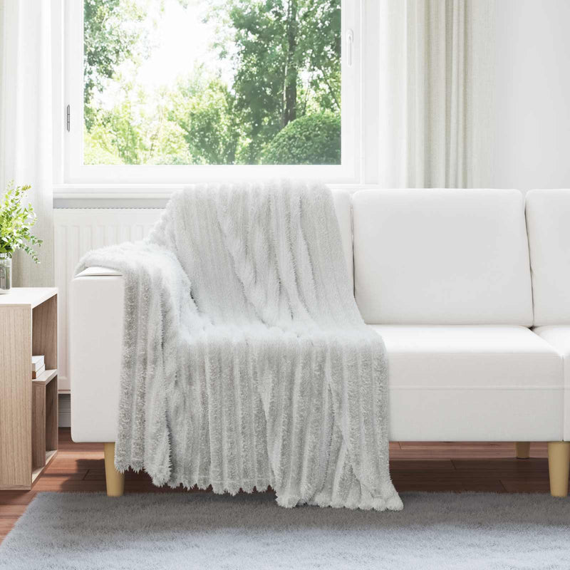 Chargez l'image dans la visionneuse de la galerie, Vidaxl gooi deken grijs 150 x 130 cm fleece
