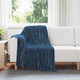 Vidaxl gooi deken marineblauw 150 x 130 cm fleece