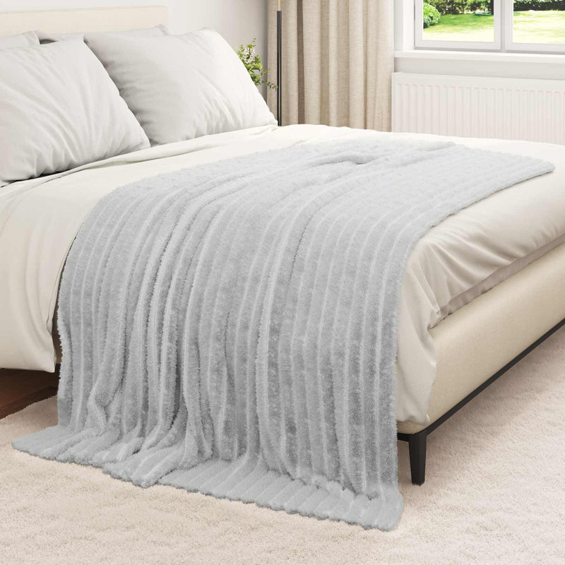 ギャラリービューアに画像をロードする, Vidaxl kleden 6 pcs grijs 200 x 150 cm fleece
