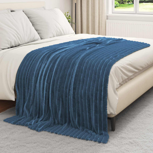 Vidaxl kleden 6 st marineblauw 200 x 150 cm 4.75 kg fleece