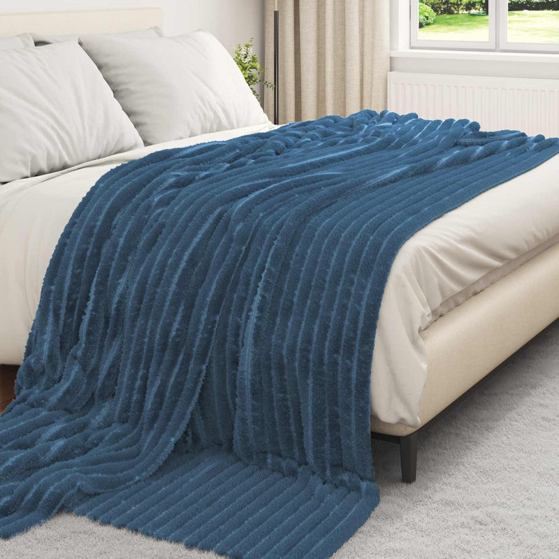 ギャラリービューアに画像をロードする, Vidaxl kleden 6 pcs marineblauw 270 x 240 cm fleece
