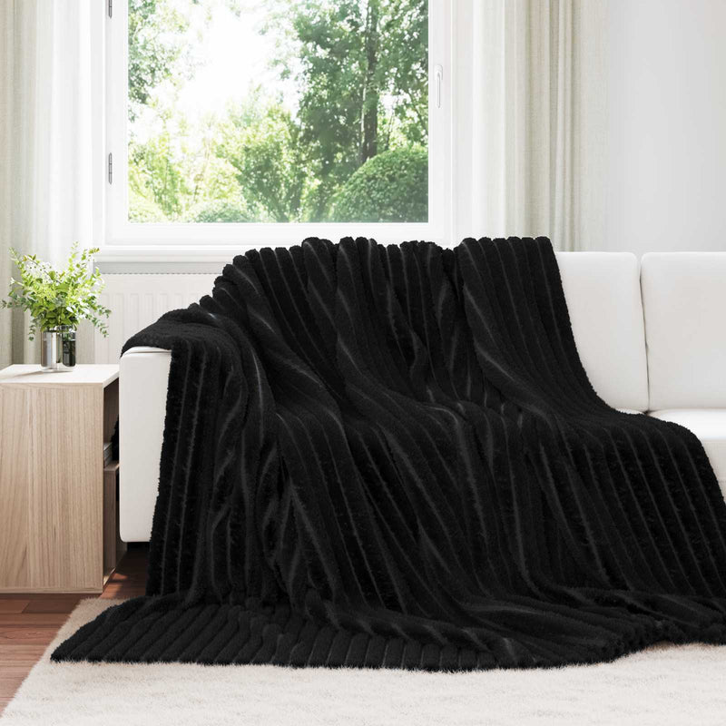 Chargez l'image dans la visionneuse de la galerie, Vidaxl kleden 6 pcs zwart 240 x 220 cm fleece
