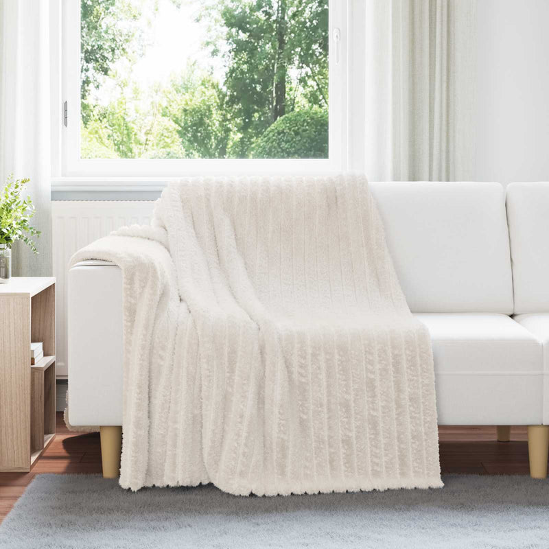 ギャラリービューアに画像をロードする, Vidaxl kleden 6 pcs crème 200 x 150 cm fleece
