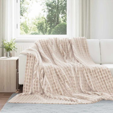 Vidaxl kleden 6 pcs beige 270 x 240 cm fleece