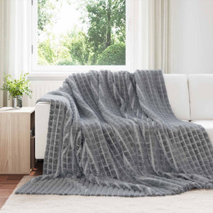 Vidaxl kleden 6 pcs donkergrijs 270 x 240 cm fleece