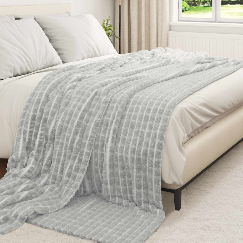 Chargez l'image dans la visionneuse de la galerie, Vidaxl kleden 6 pcs grijs 270 x 240 cm fleece
