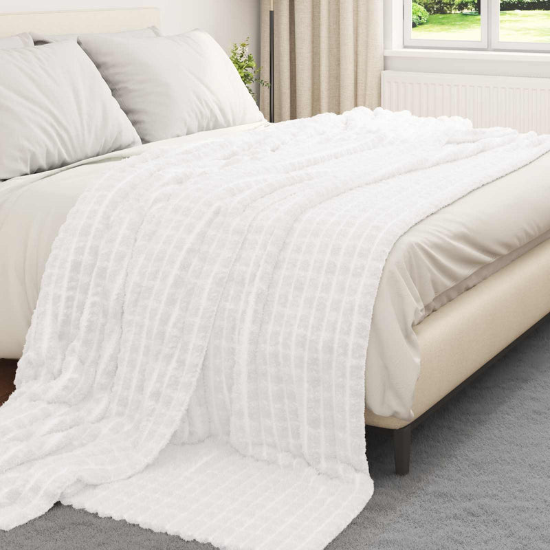 Chargez l'image dans la visionneuse de la galerie, Vidaxl kleden 6 pcs wit 240 x 220 cm fleece
