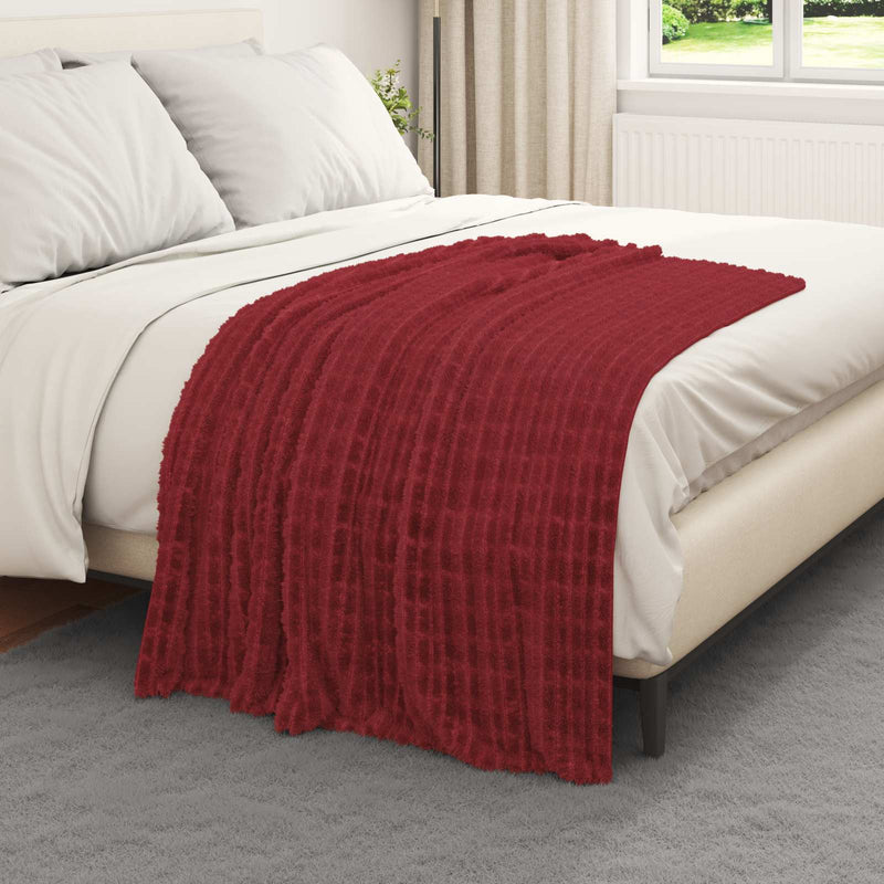 Chargez l'image dans la visionneuse de la galerie, Vidaxl kleden 6 pcs bordeaux rood 150 x 130 cm fleece
