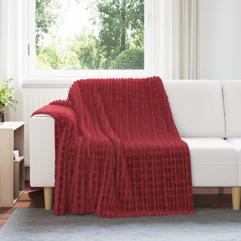 Chargez l'image dans la visionneuse de la galerie, Vidaxl kleden 6 pcs bordeaux rood 200 x 150 cm fleece
