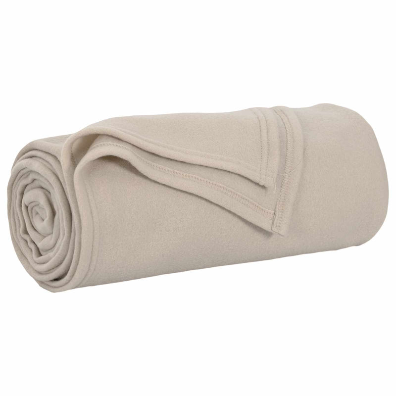 Afbeelding laden in galerijviewer, Vidaxl gooi deken beige 170 x 130 cm fleece
