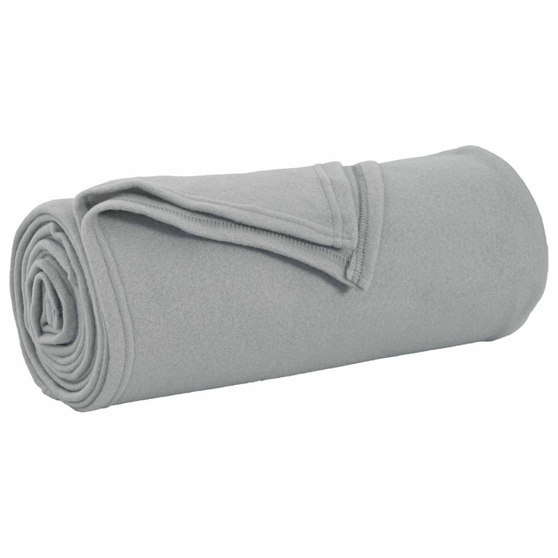 Afbeelding laden in galerijviewer, Vidaxl gooi deken grijs 170 x 130 cm fleece
