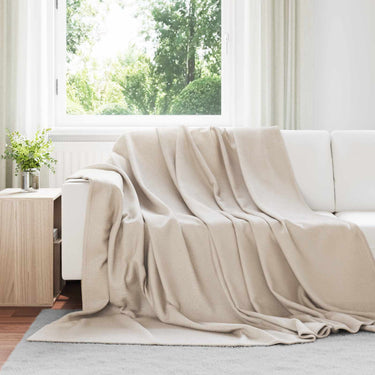 Vidaxl kleden 6 pcs beige 270 x 240 cm fleece