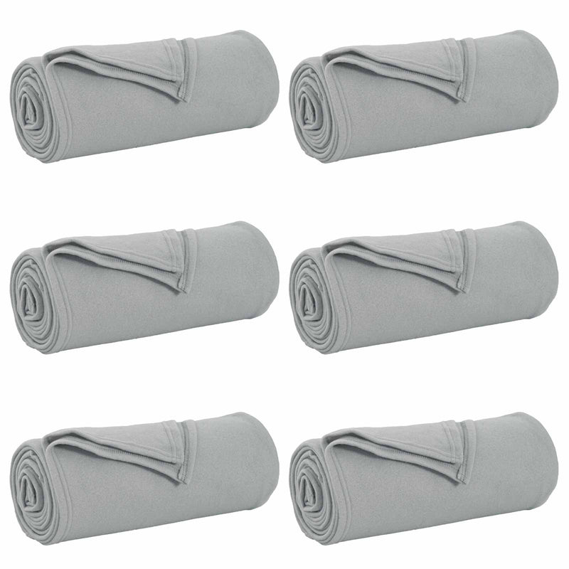 Chargez l'image dans la visionneuse de la galerie, Vidaxl kleden 6 pcs grijs 240 x 220 cm fleece
