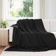 Vidaxl kleden 6 pcs zwart 240 x 220 cm fleece