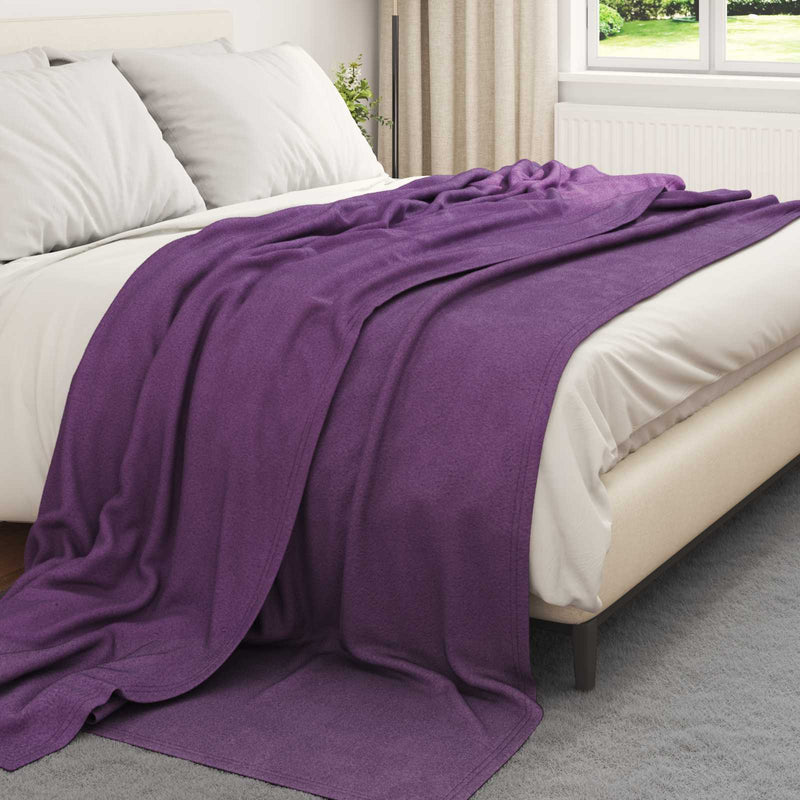 Chargez l'image dans la visionneuse de la galerie, Vidaxl kleden 6 pcs paars 240 x 220 cm fleece
