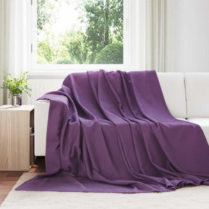 Vidaxl kleden 6 pcs paars 270 x 240 cm fleece