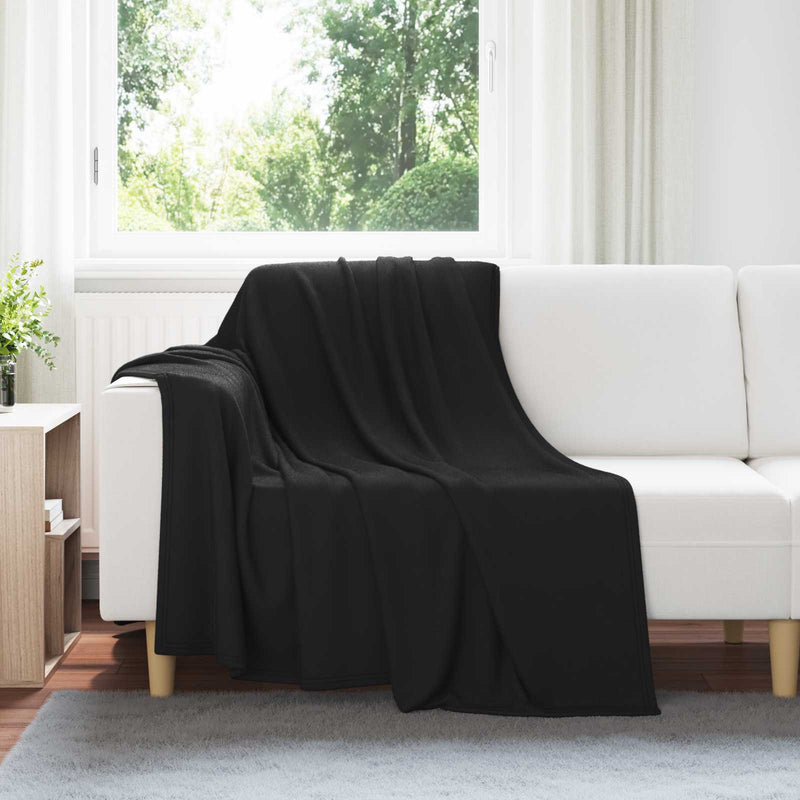 ギャラリービューアに画像をロードする, Vidaxl kleden 24 pcs zwart 200 x 150 cm fleece
