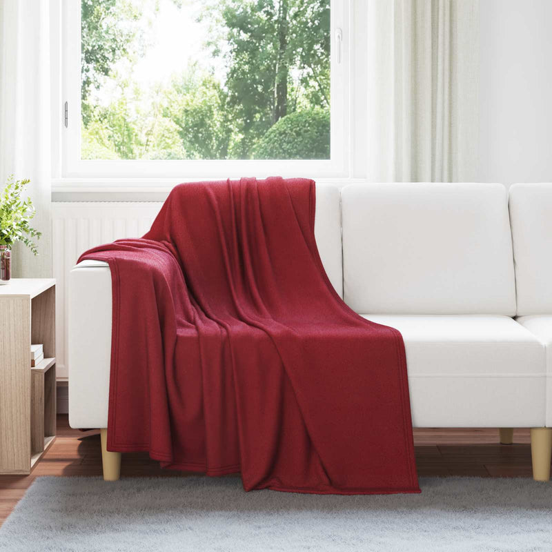ギャラリービューアに画像をロードする, Vidaxl kleden 24 pcs bordeaux rood 170 x 130 cm fleece
