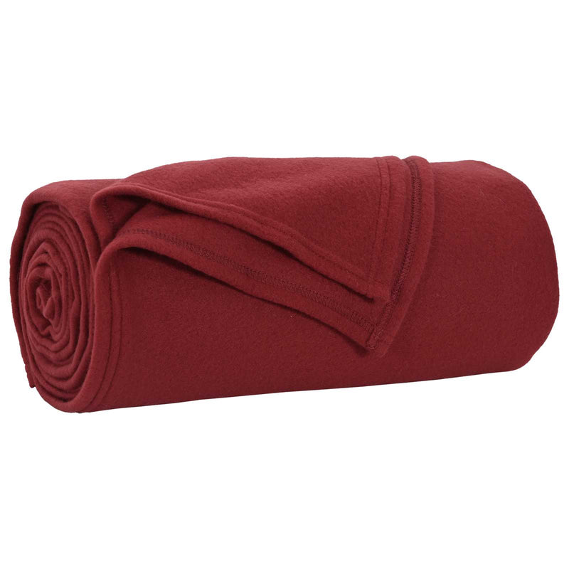ギャラリービューアに画像をロードする, Vidaxl kleden 24 pcs bordeaux rood 200 x 150 cm fleece
