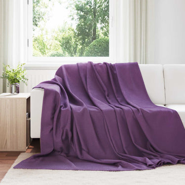 Vidaxl kleden 24 pcs paars 270 x 240 cm fleece