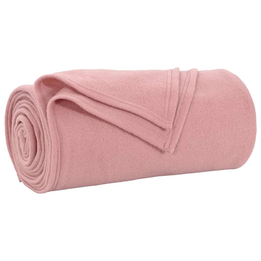 Vidaxl kleden 24 pcs roze 240 x 220 cm fleece