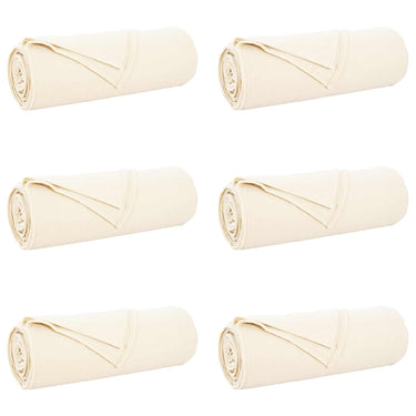 Vidaxl kleden 6 pcs crème 210 x 140 cm fleece
