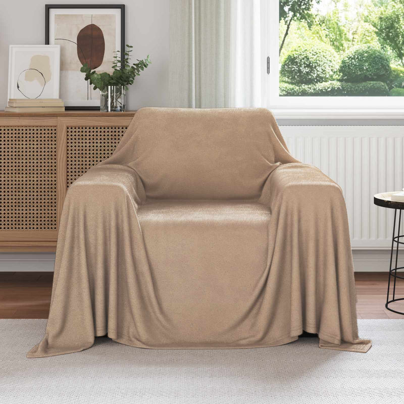 ギャラリービューアに画像をロードする, Vidaxl kleden 6 pcs kameel 210 x 140 cm fleece
