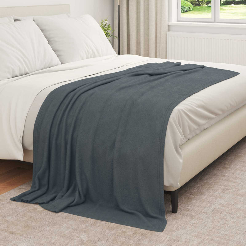 Chargez l'image dans la visionneuse de la galerie, Vidaxl kleden 6 pcs donkergrijs 210 x 140 cm fleece
