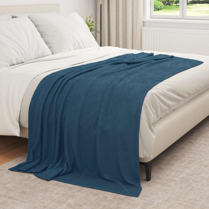Chargez l'image dans la visionneuse de la galerie, Vidaxl kleden 6 pcs marineblauw 210 x 140 cm fleece
