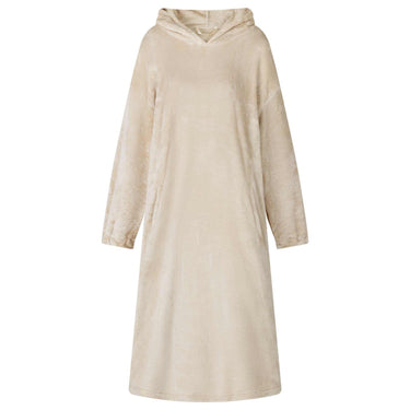Vidaxl deken hoodie beige l flanel