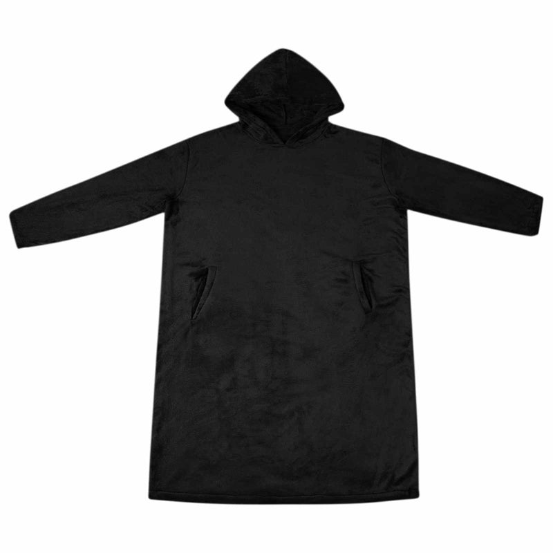 ギャラリービューアに画像をロードする, Vidaxl deken hoodie zwart s flanel
