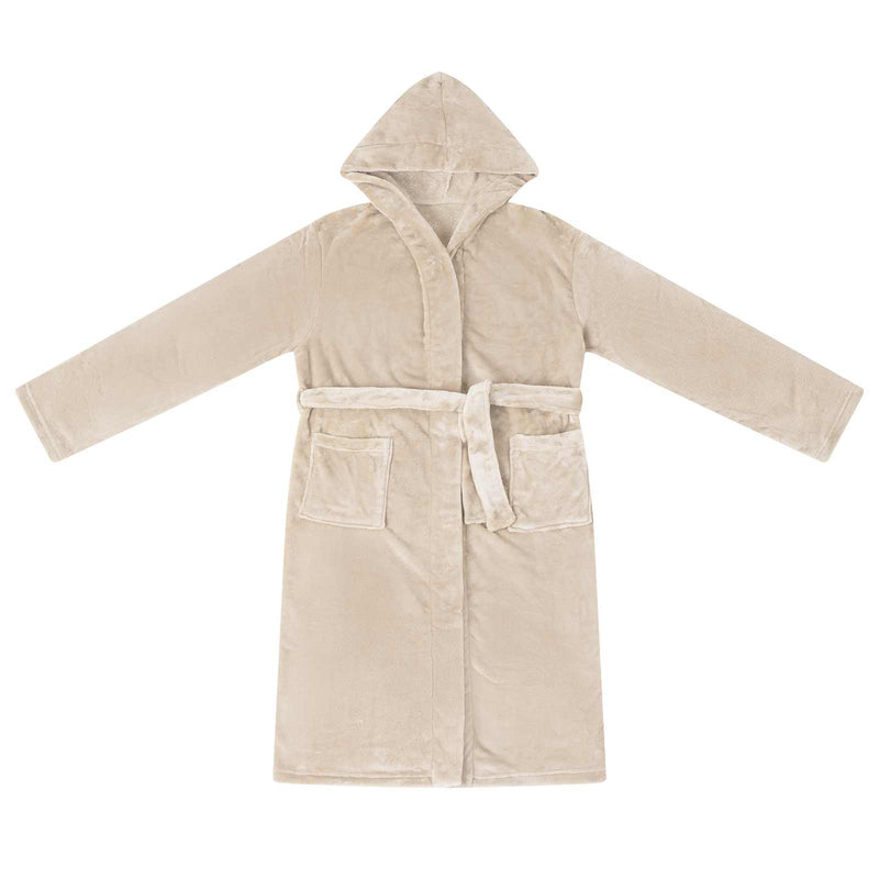ギャラリービューアに画像をロードする, Vidaxl badjas hoodie beige xxl flanel
