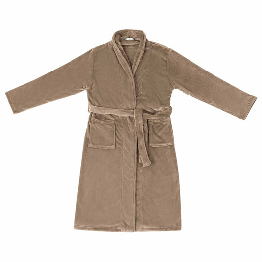 Vidaxl badjas zonder kap kameel xl flanel