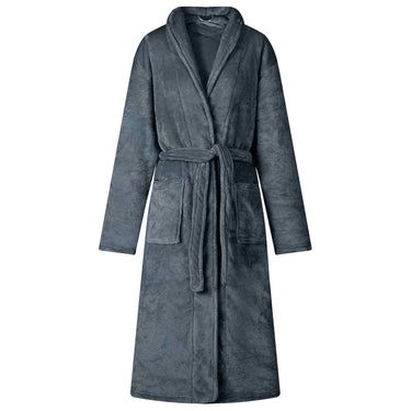 Vidaxl badjas zonder kap marineblauw s flanel