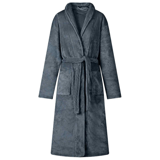 Vidaxl badjas zonder kap marineblauw m flanel
