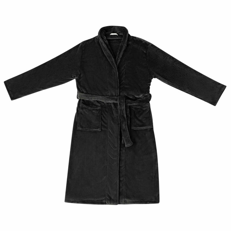 ギャラリービューアに画像をロードする, Vidaxl badjas zonder kap zwart m flanel
