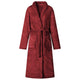 Vidaxl badjas zonder kap bordeaux rood xl flanel