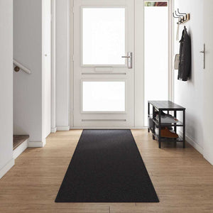Vidaxl tapijt loper antraciet 80 x 500 cm 100% polypropyleen