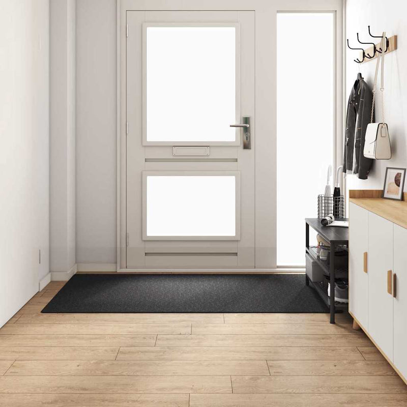 Afbeelding laden in galerijviewer, Vidaxl tapijt loper donkergrijs 100 x 200 cm 100% polypropyleen

