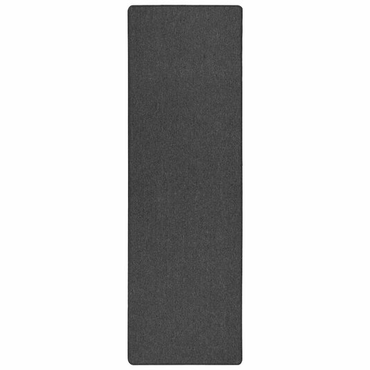 Vidaxl tapijt loper donkergrijs 100 x 300 cm 100% polypropyleen