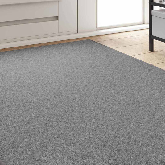 Vidaxl tapijt loper lichtgrijs 100 x 300 cm 100% polypropyleen