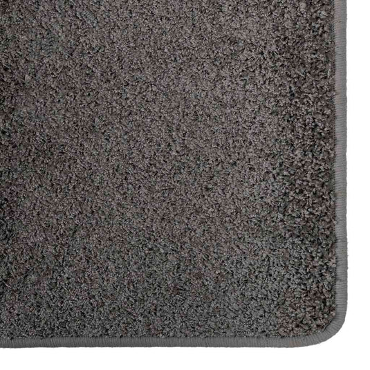 Vidaxl tapijt loper grijs 80 x 400 cm 100% polypropylene tuft