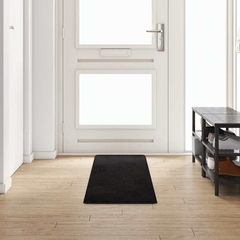 Chargez l'image dans la visionneuse de la galerie, Vidaxl tapijt loper zwart 50 x 250 cm 100% polypropylene tuft
