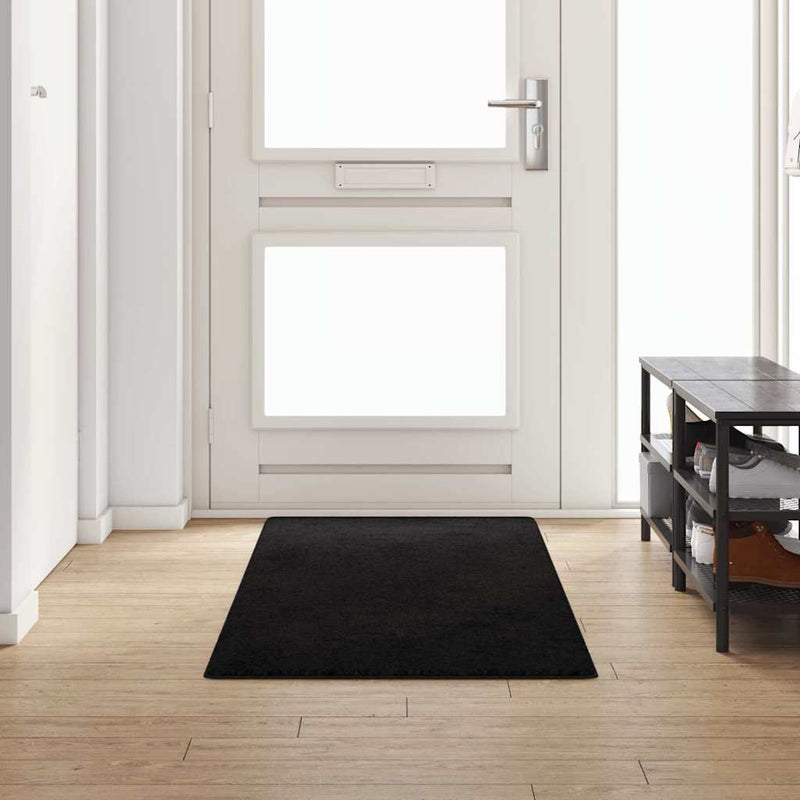 Chargez l'image dans la visionneuse de la galerie, Vidaxl tapijt loper zwart 80 x 250 cm 100% polypropylene tuft

